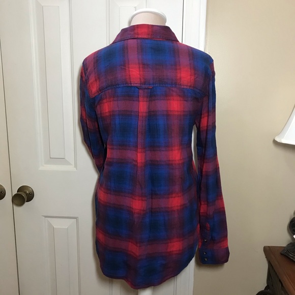 AEO vintage boyfriend flannel size small - Picture 4 of 6
